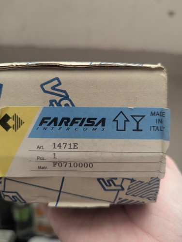 1471e farfisa relay - farfisa, unit