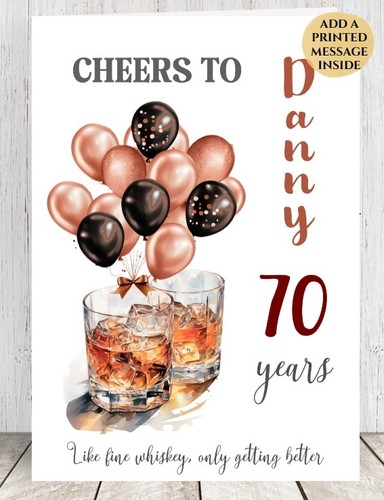 Personalised birthday card - personalised,