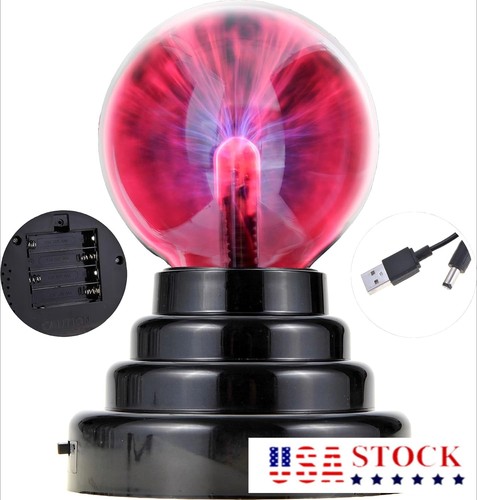 Plasma ball table lamp touch - ball,