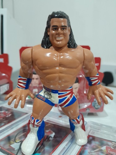 Wwf wwe hasbro custom bulldog - wwe,