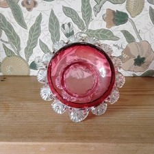 Vintage Cranberry Art Glass