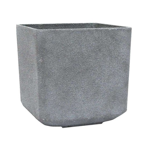 Square planter volcanic grey - square,
