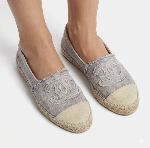 Chanel logo espadrilles - cc,