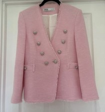 Zara Pink Double Breasted