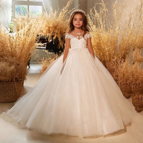 Flower dress girl wedding - dress,