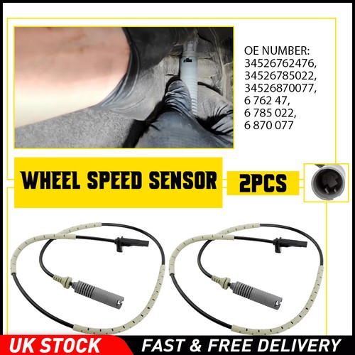Abs wheel speed sensor - 2x, rear