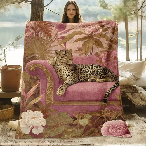 Leopard relaxing sofa - leopard, on