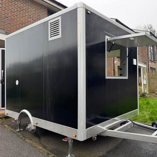 Mobile food trailer - trailer, black