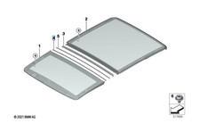 Genuine BMW Sunroof Seal for