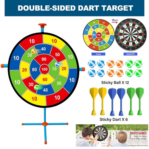 Dart board double - double, sided