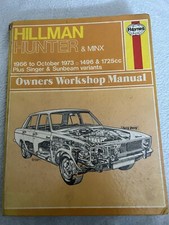 Hillman Hunter & Minx 1966 -