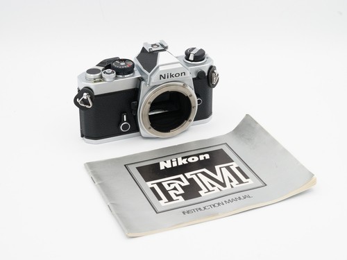 Nikon silver 35mm slr - nikon, fm