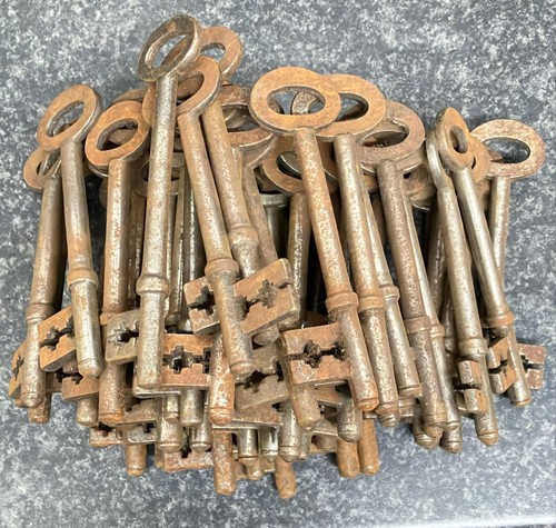 Vintage rusty church lock - rusty,