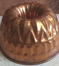 Copper Fluted Cake Dessert