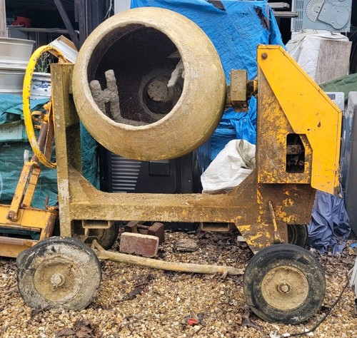 Cement mixer with stand - cement,