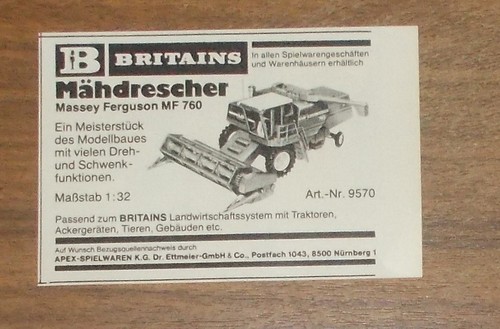 Rare advertising britains - rare,