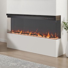 50" Wall Glass Electric Fire