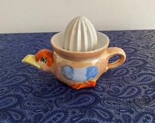 A very nice unusual KLIMAX Ceramic hand painted Rare Novelty Bird Juicer