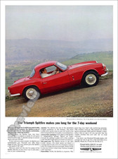 Triumph Spitfire Car Advert