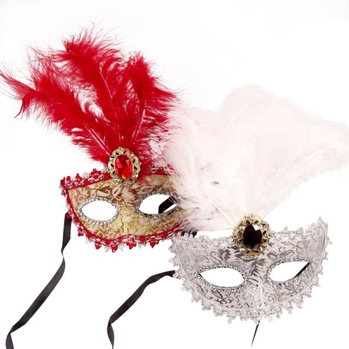 Ostrich feather and jewelled - ostrich,