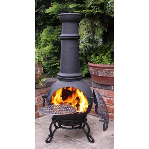 Cast iron chiminea - cast,