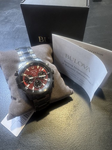 Bulova marine star red - marine,