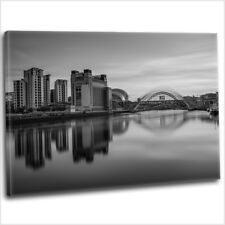 Canvas Print Newcastle Gateshead Quayside Tyne Bridge Framed Art Picture