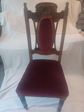 Antique Oak Edwardian Carved