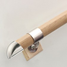 Oak Mopstick Handrail Kit With