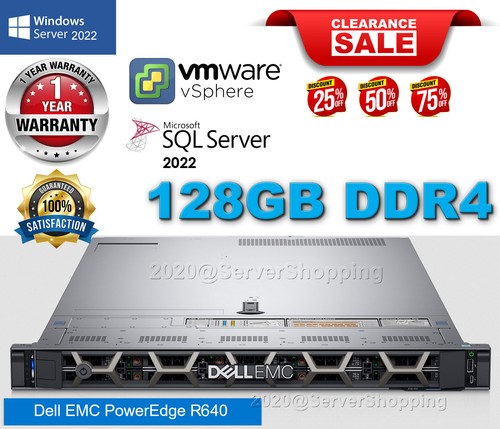 Dell poweredge r640 2xgold - dell,