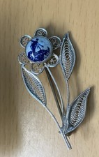 Vintage 925 silver delftware