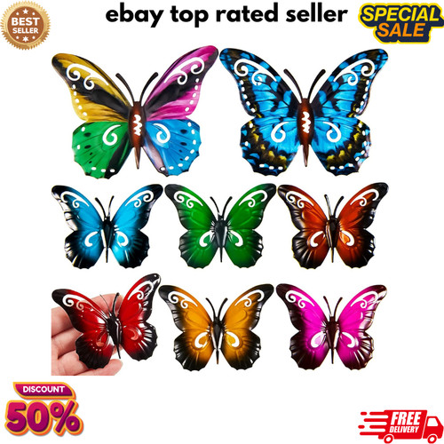 Clabby pcs metal butterfly - 8,