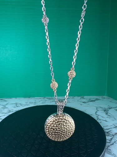 Two tone silver - golf, ball