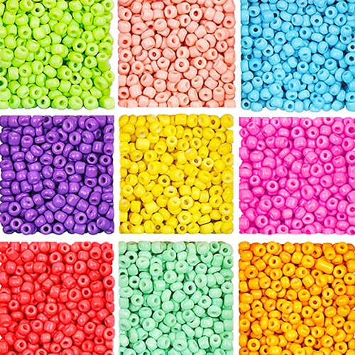 50g glass seed beads - 50g,
