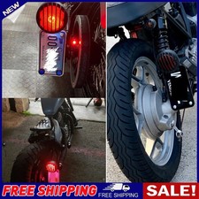 1” Motorcycle LED Tail Brake Light License Plate Bracket For Honda Honda Bobber