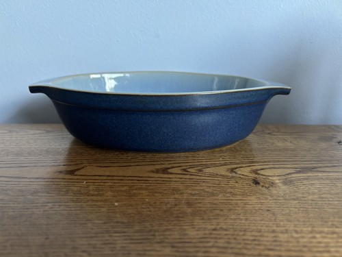 Denby blue jetty - blue, oval