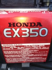 Honda EX350 Portable Generator 2-Stroke Engine When Last Used Was Working Fine