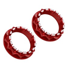 Red Rear Wheel Nut Set For