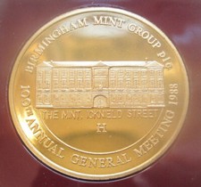 BIRMINGHAM MINT MEDAL 1988