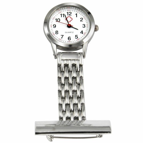 Stainless steel nurse watch - stainless,