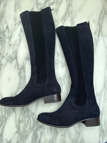 Moloh navy suede boots size - navy,
