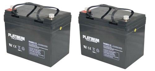 Pair platinum 34ah - pair,