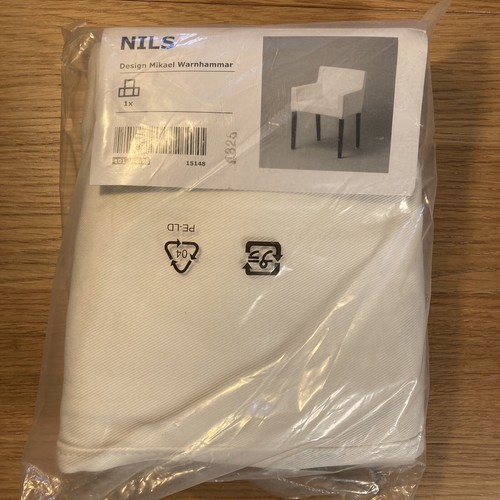 Ikea nils slipcover white - ikea,