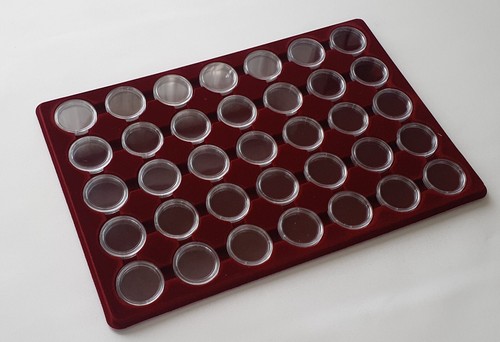 Coin tray with clear cover - coin,