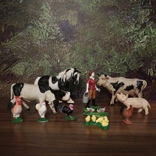 Bundle Of Vintage Toy Farm