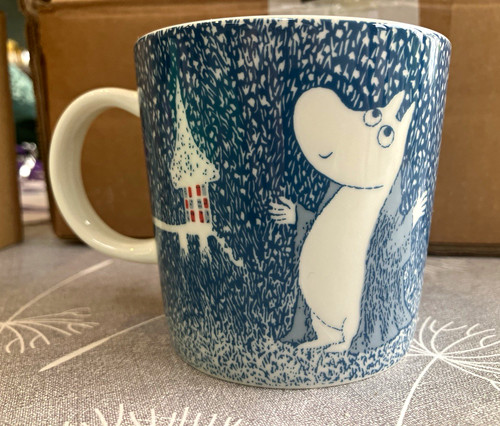 Arabia moomin blue white - moomin, &