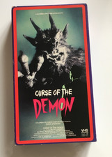 UK RARE USA Import Curse of the Demon 1957 1986 NTSC Card Slip Case VHS Cassette