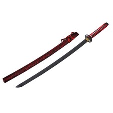Crack Wooden Sword included Scabbard Katana Samurai Arts Bokken Martial Cosplay
