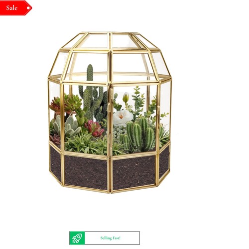 Large vintage glass geometric - vintage,
