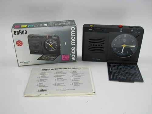 Vintage braun voice memo - voice, type